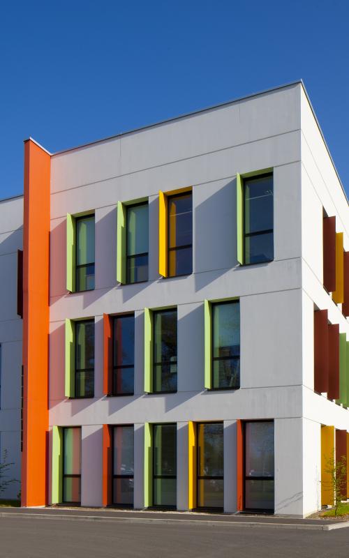 Parc de la Conterie, construction neuve à Chartres-de-Bretagne réalisée avec des menuiseries alu K-LINE.