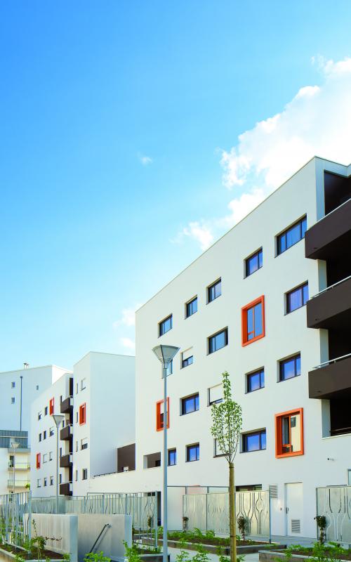 Ilot Barbara, construction neuve à Rennes réalisée avec des menuiseries alu K-LINE.