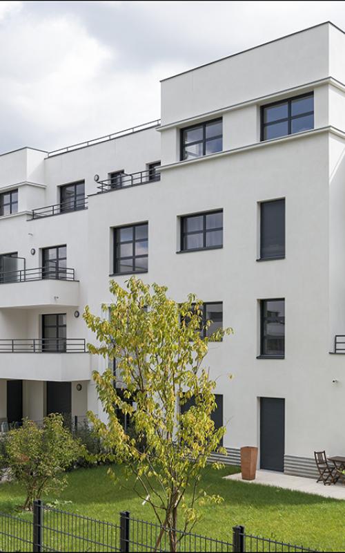 Jadis & Demain, construction neuve à Rueil Malmaison réalisée avec des menuiseries alu K-LINE.