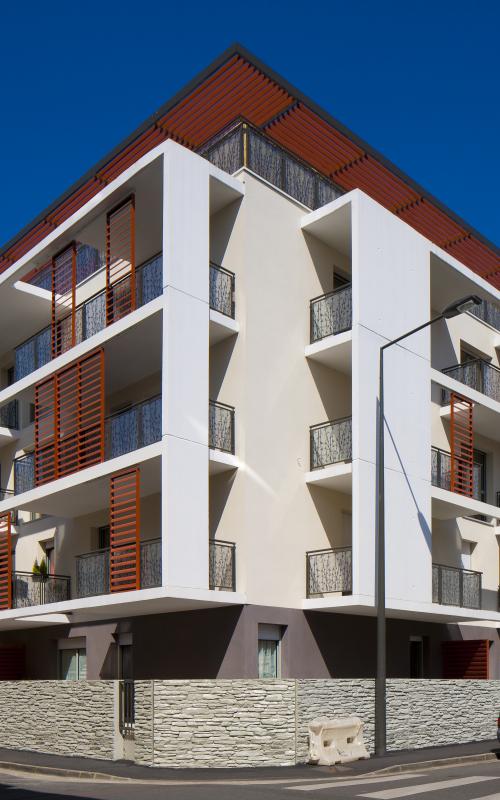 Les Bastions, construction neuve à Tours avec menuiseries alu K-LINE.