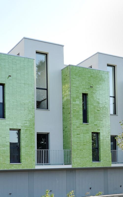 Villa Sarrail, construction neuve à Roubaix réalisée avec des menuiseries alu K-LINE.